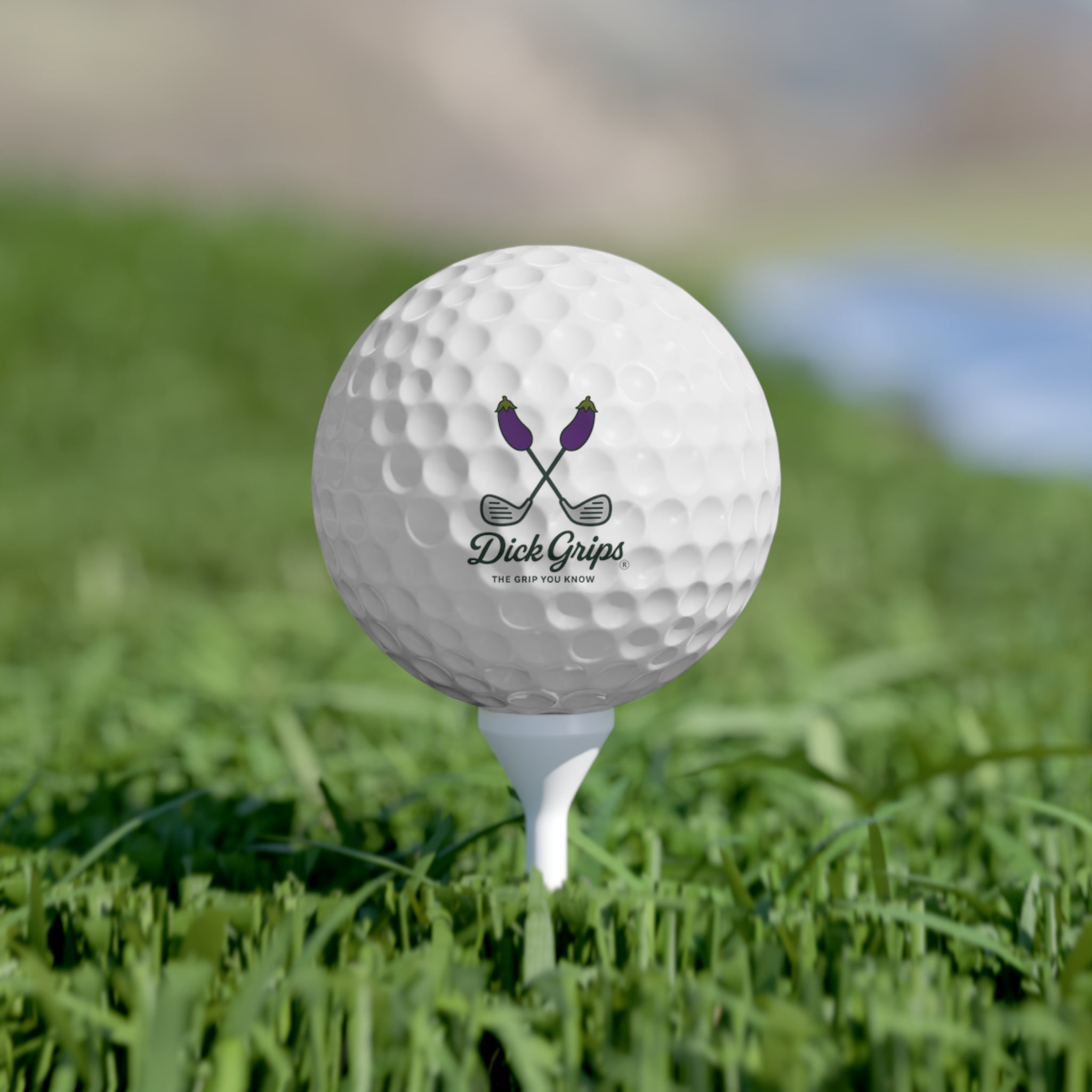 Dick Grips golf balls, 6 count