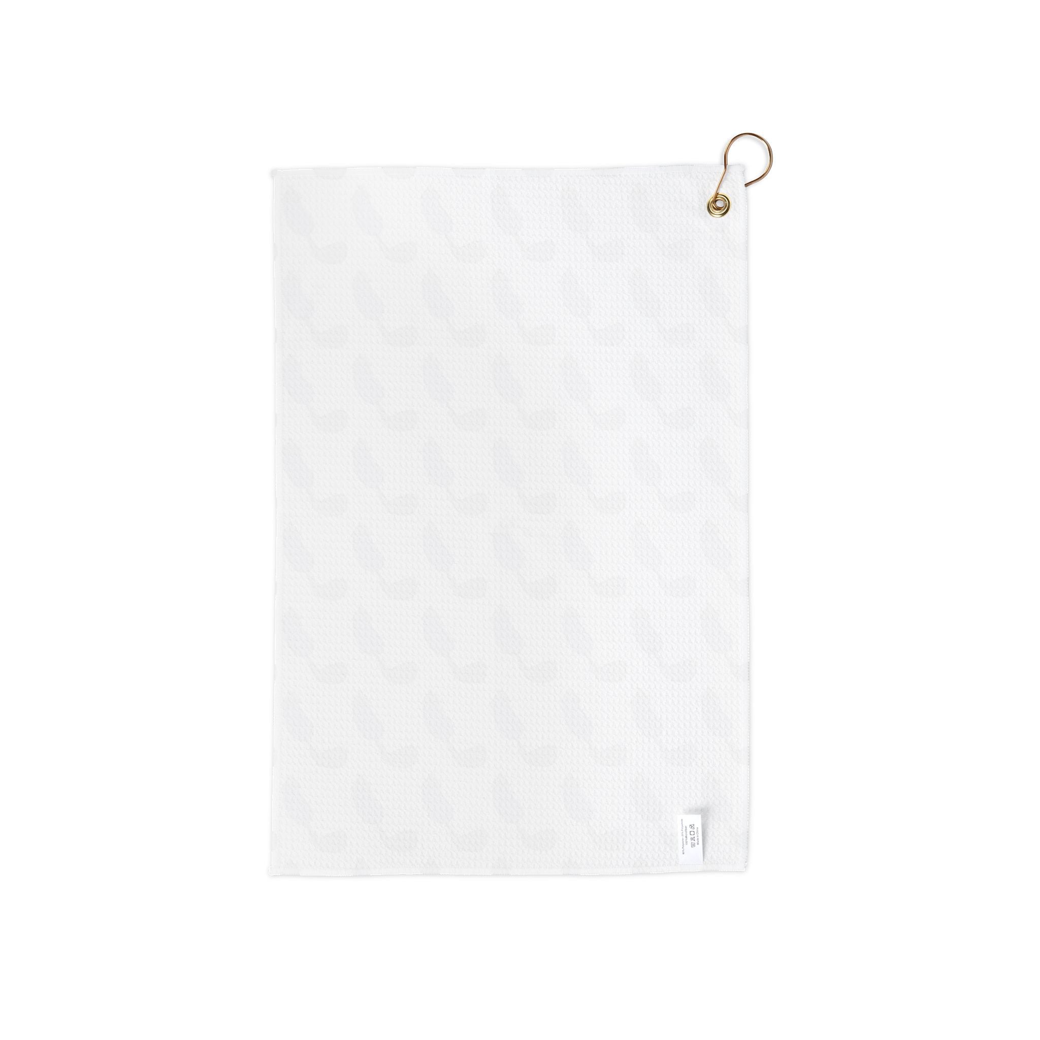 Eggplant Putter Pattern golf towel