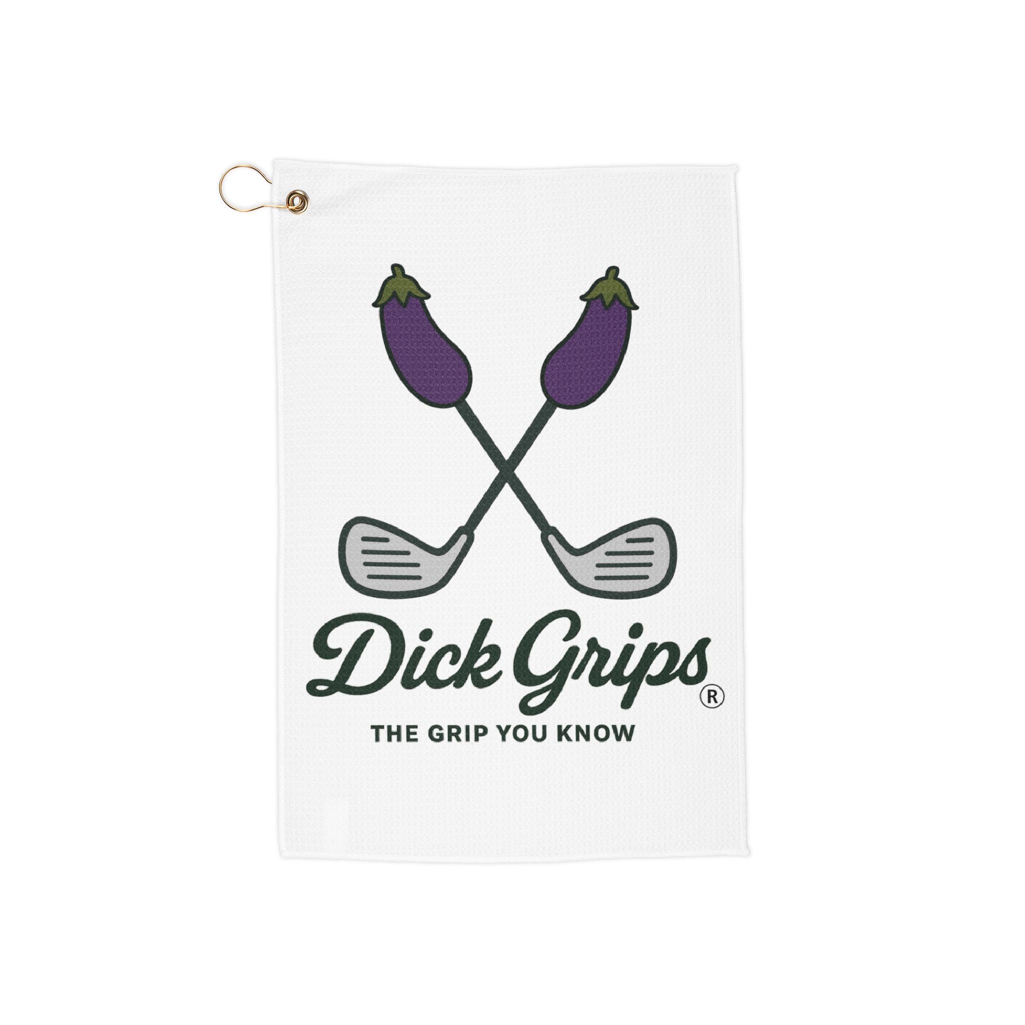 Eggplant Putter golf towel